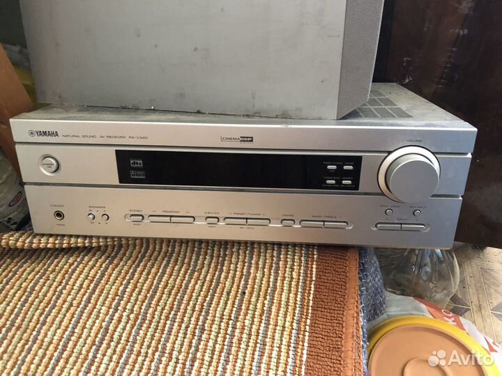 Ресивер yamaha rx-v340 + subwoofer