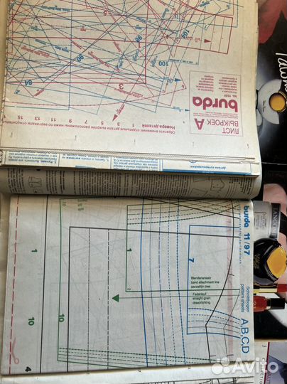 Журналы Бурда 12 штук