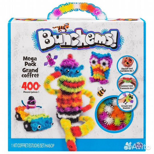 Развивающий конструктор липучка 