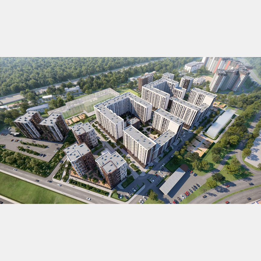 3-к. квартира, 90,7 м², 4/13 эт.