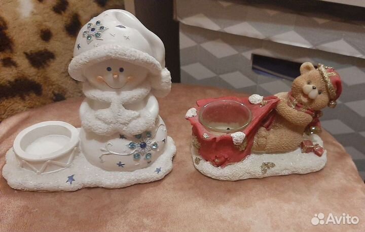 Новогодние подсвечники