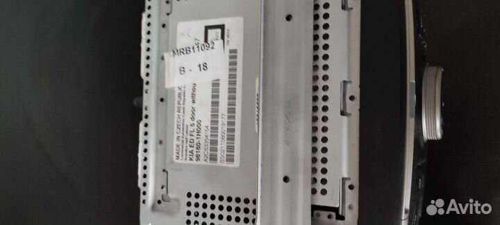 Оригинальная магнитола Киа Сид kia ceed 2010