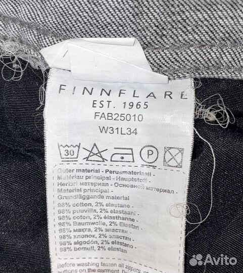 Finn flare мужские джинсы