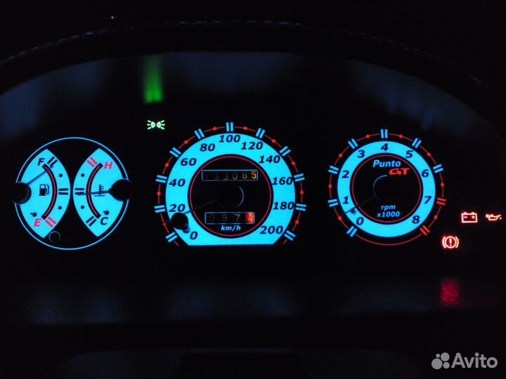 Fiat Punto 1 (93-99) Тюнинг шкалы приборов
