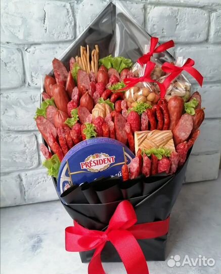 Мужские букеты съедобные