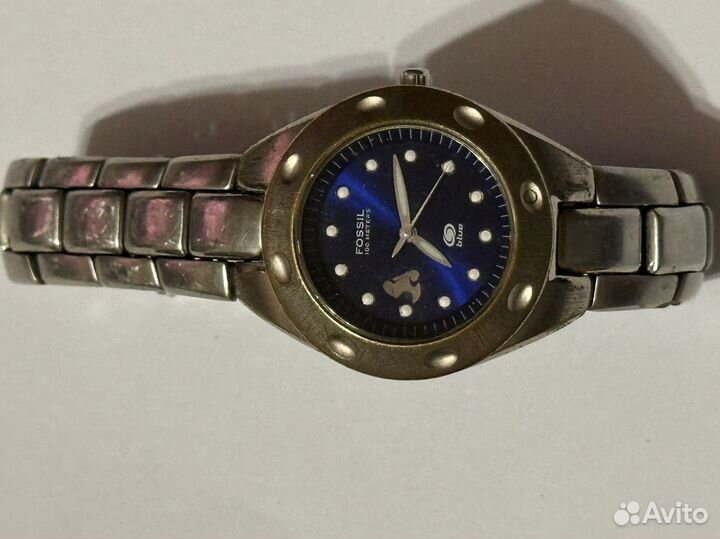 Часы fossil am-3287 100 meters