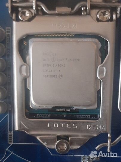 Материнская плата 1155 с процессором