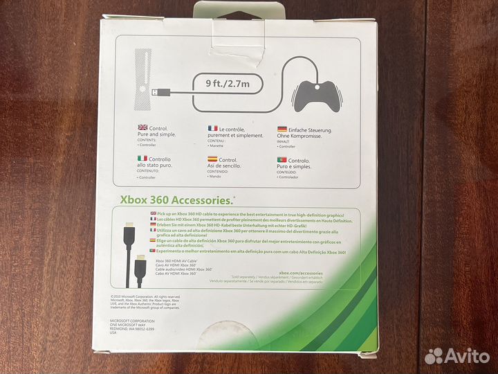 Геймпад xbox 360 проводной