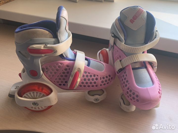 Роликовые коньки детские раздвижные