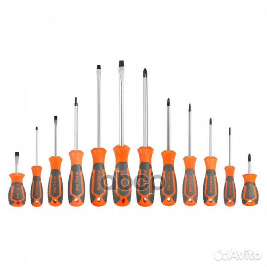 Набор отвёрток 12 пр. (sl3-sl8 ph0-ph2 square s
