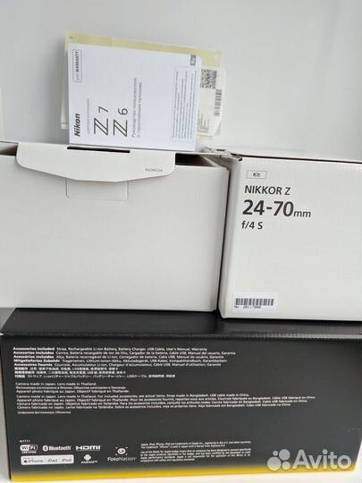 Nikon Z 6 + 24-70mm f4 + FTZ Adapter Kit, рст