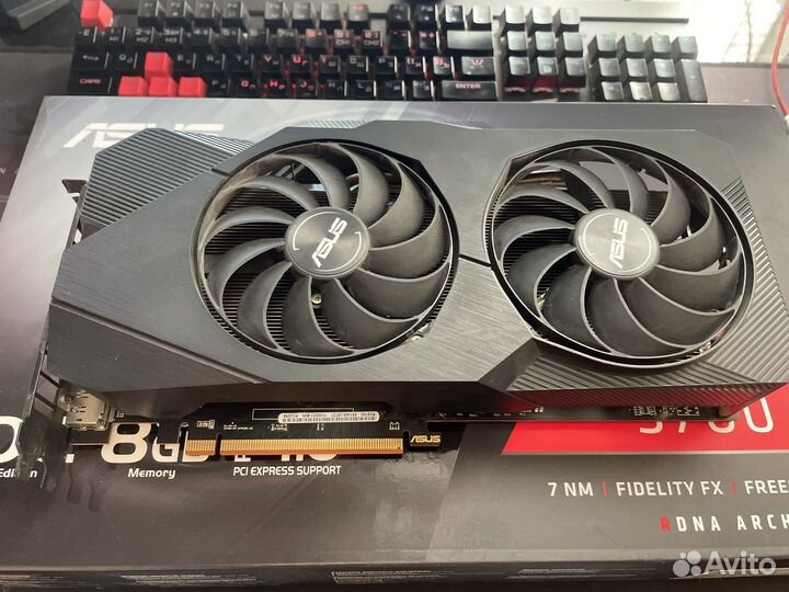 Видеокарты RX 5700 Asus Evo