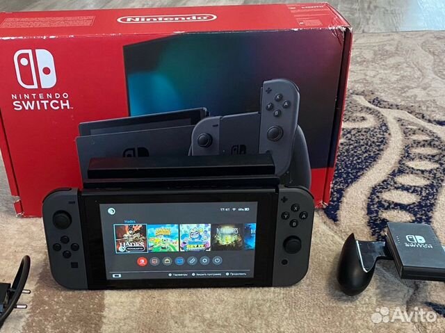 Nintendo Switch Rev.2 32Gb Black Прошитая купить в Тюмени | Электроника ...