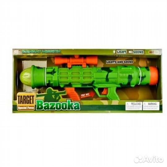 Игрушечная базука. Игрушки для мальчиков