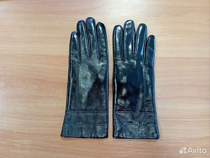 Перчатки кожаные женские р. 6,5-7