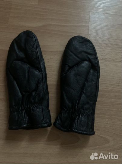 Кожаные детские варежки СССР