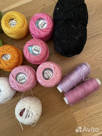 Нитки для вязания ирис, пряжа, диск кумихимо