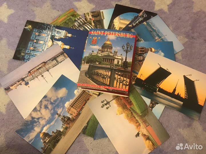 Комплект открыток сувенирных Петербург