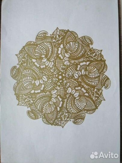 Тибетские мандалы рисунок