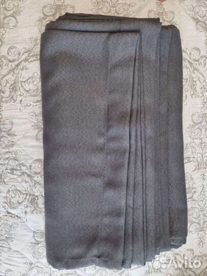 Шторы блэкаут серые