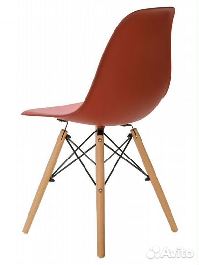 Стул в стиле eames DSW,кирпичный