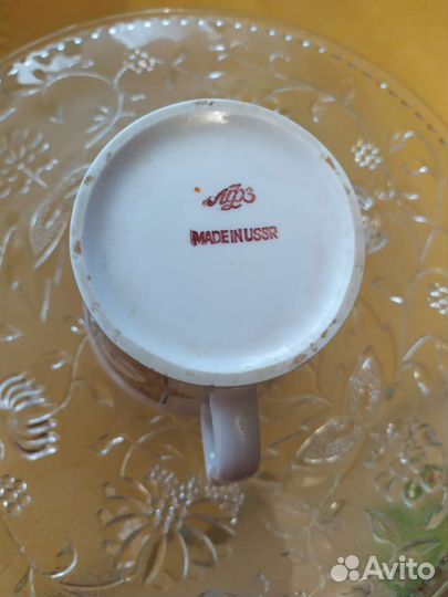 Кофейная пара лфз костяной фарфор