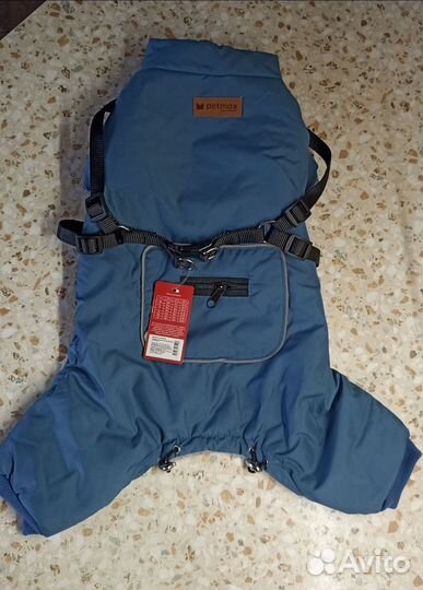 Теплый новый комбинезон для собак