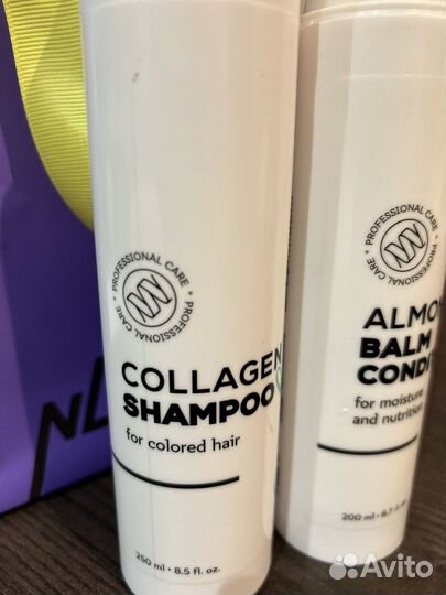 Collagen шампунь и бальзам