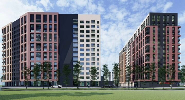 Квартира-студия, 31,6 м², 4/15 эт.