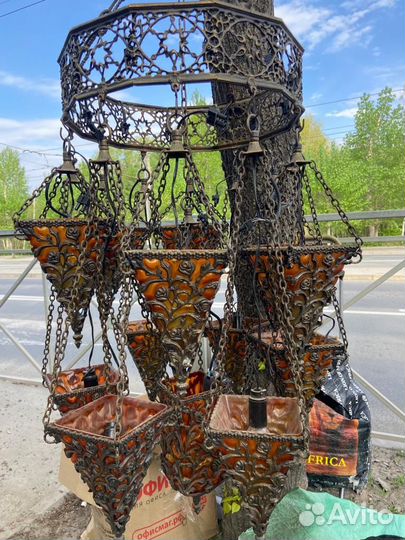 Эксклюзивная старинная люстра