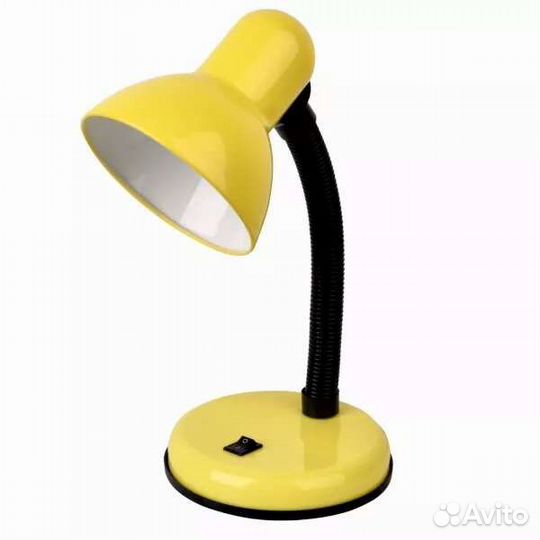Лампа желтая настольная