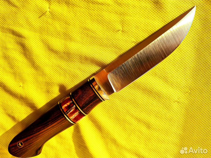 Нож S390 68HRC Эбен Зуб мамонта