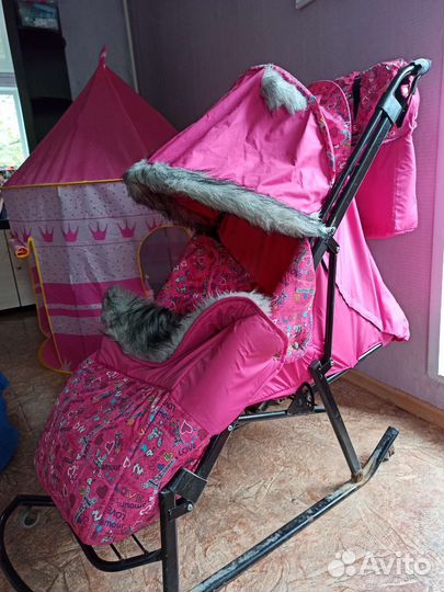 Санки-коляска