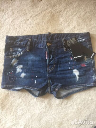 Джинсовые шорты Dsquared
