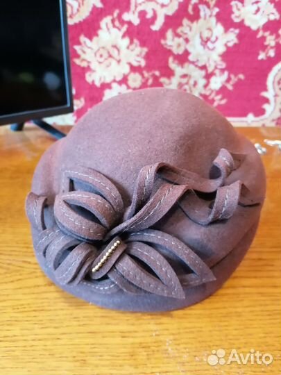 Шляпа фетровая женская