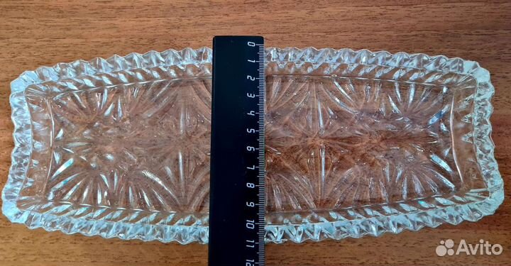 Селедочница стекло СССР / блюдо
