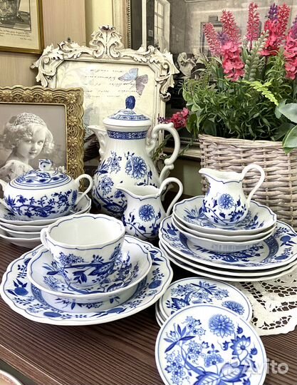 Чайный набор Hutschenreuther «Луковый узор»