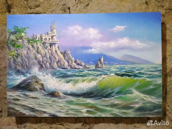 Ласточкино гнездо 40х60 холст масло