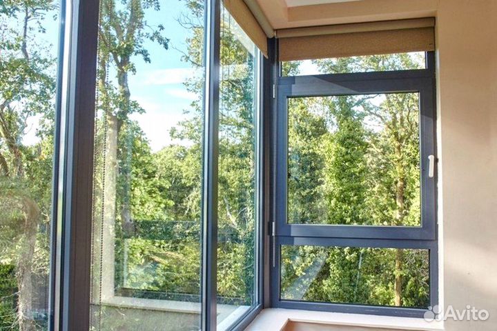 Алюминиевые окна, алюминиевые витражи