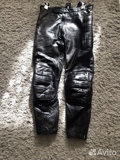 Мотоштаны кожаные