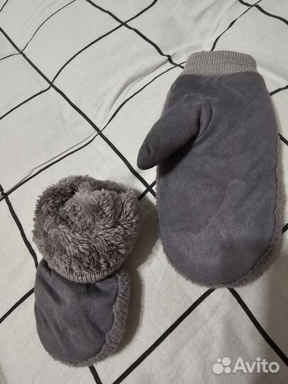 Варежки зимние женские