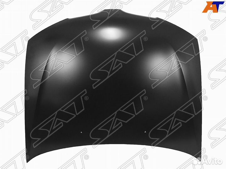 Капот nissan almera 00-06 с отв.под эмблему /под
