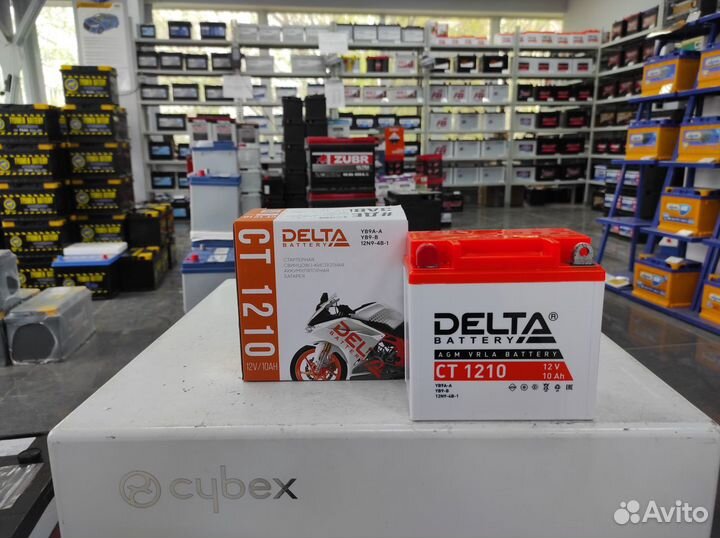 Аккумулятор 10Ач AGM Delta YB9A-A CT1210 12N9-4B-1