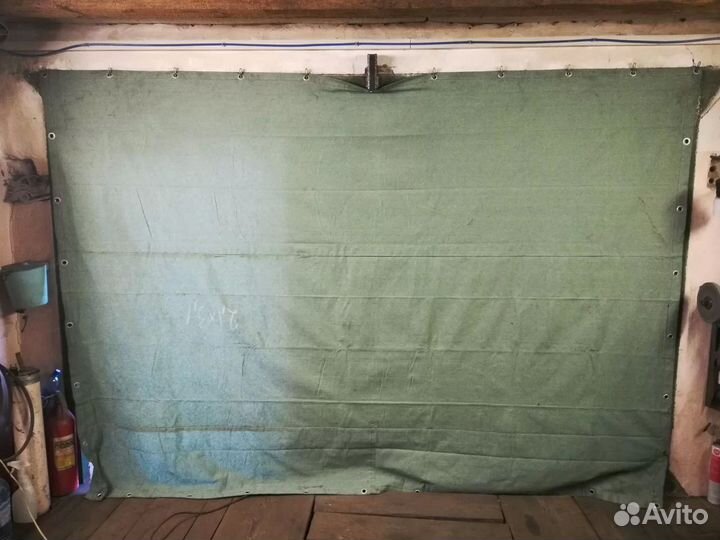 Брезентовая штора 2.7 х 2.2 400 оп с креплением