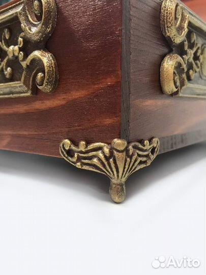 Шкатулка для часов и украшений декупаж