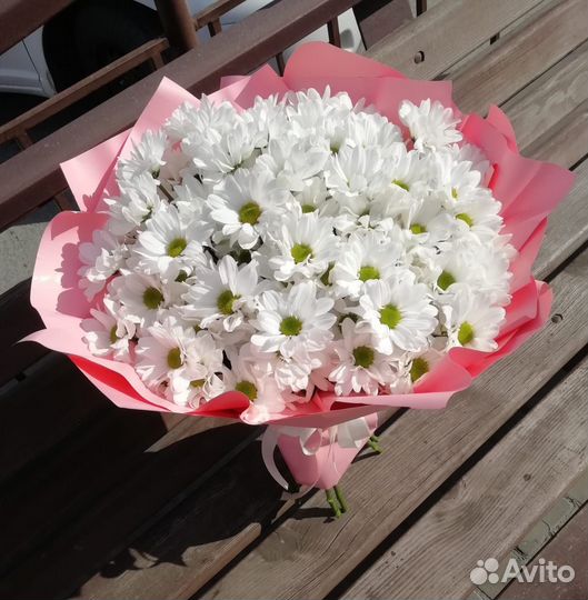 Букеты из хризантем