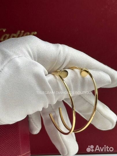 Серьги Cartier Juste Un Clou желтое золото 750