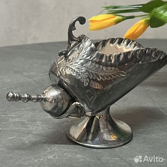 Сахарница с совочком Англия