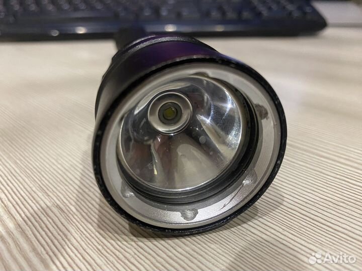 Фонарь для подводной охоты 1000 люмен б/у