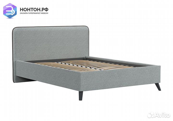 Кровать Миа серая